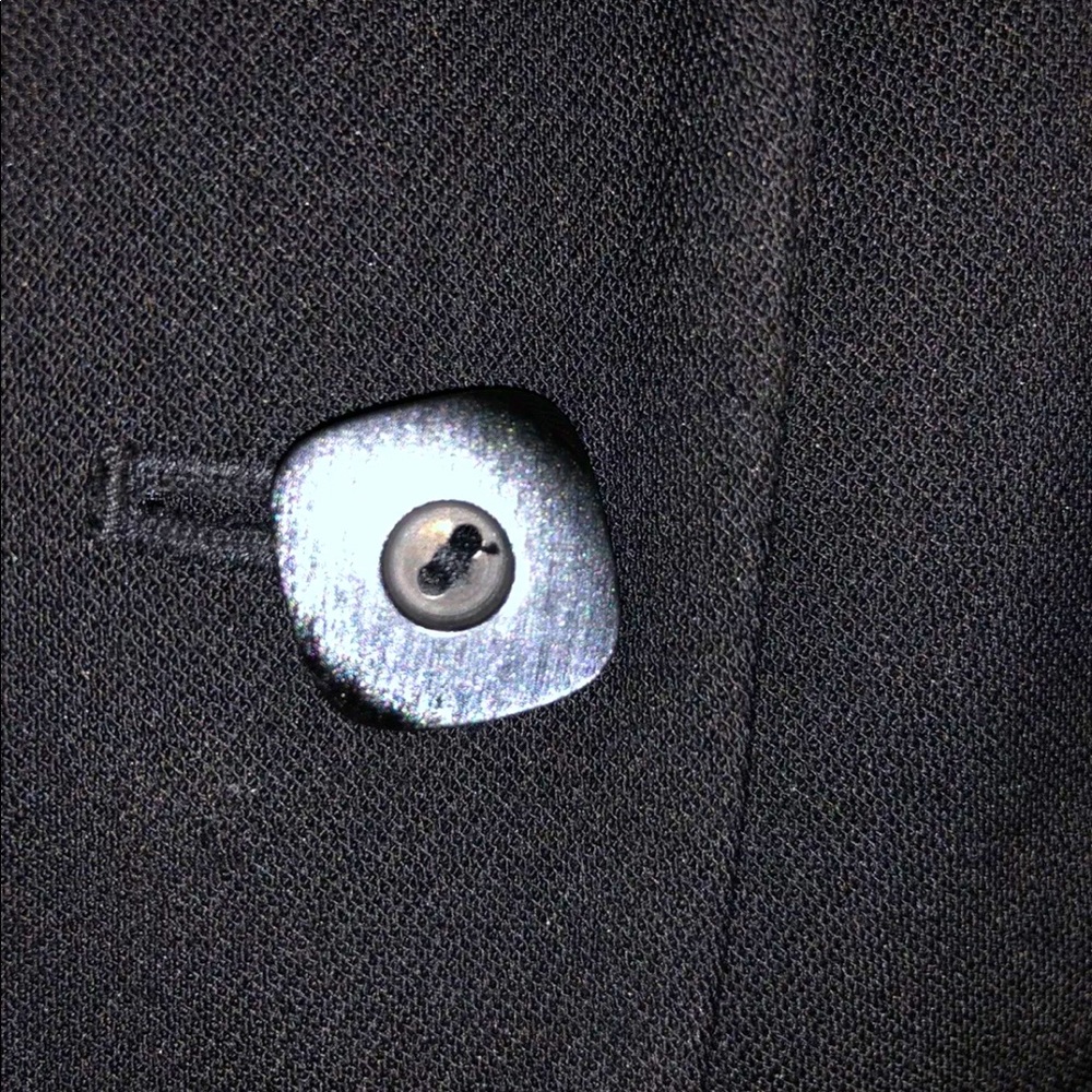 🎷Larry Levine Suits Blazer Sz 14🌹Black Officially Classic🦋Chic Buttons - Picture 6 of 10